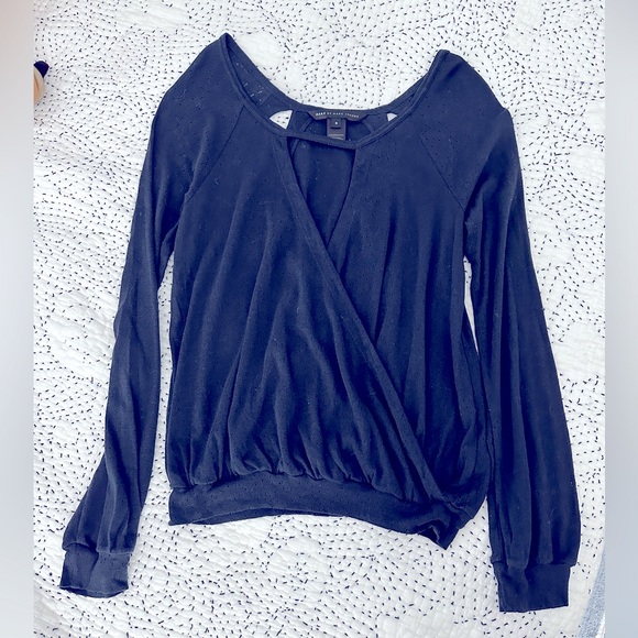 Marc By Marc Jacobs Sweaters - Marc By Marc Jacobs Navy Cutout Sweater-Size S